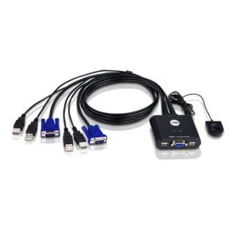 Aten 2-port USB VGA KVM Switch sa kablovima (CS22U)
