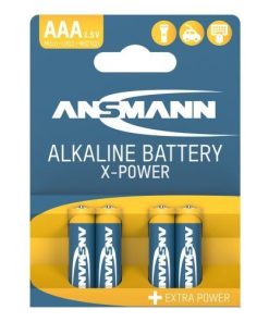 Ansmann X-Power Alkaline Battery AAA LR03 4 pcs. paper blister