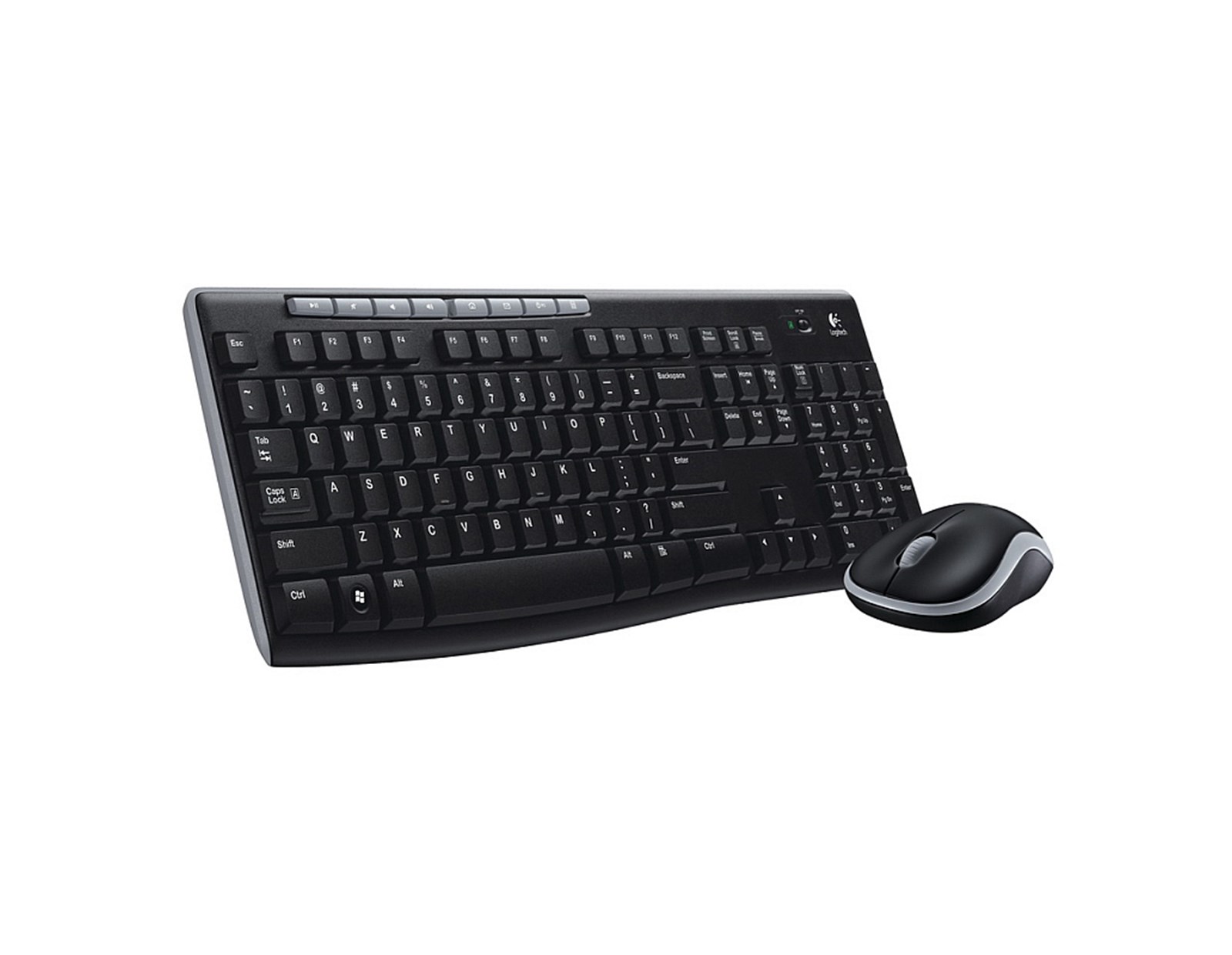 Logitech MK270 bežična tipkovnica+miš, USB, crna (920-004532)