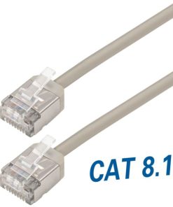 Transmedia Cat8.1 Thin flexible U FTP patch cable, 1m