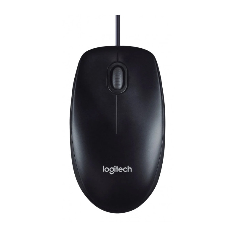 Logitech M90 optički miš, USB, sivi (910-001793)