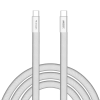 Verbatim Sync & Charge SoftTouch kabel USB-C na USB-C, M/M, 100W PD3.0, bijeli, 1.2m