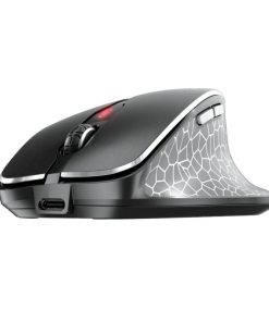 Cherry MW 8C Ergo bežični/BT optički miš, AES-128, USB, crni