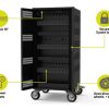 Port ormar za punjene 30 prijenosnika+19"rack 1U