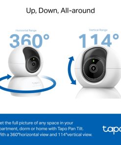 TP-Link Tapo C230 AI kamera 3K 5MP, H.264, 360°/114° Pan/Tilt, Advanced Night Vision, microSD, dvosmjerni audio, AI detekcija pokreta, Wi-Fi, Tapo app
