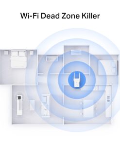 TP Link AX3000 bežični pojačivač dometa (Mesh Range Extender) Dual Band WiFi 6, 574 Mbp/2402 Mbps (2.4GHz/5GHz) Range Extender/Access Point, 1xGLAN, 2x vanjske antene