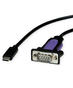 Roline pretvarač USB-C - Serial, DB9, 1.8m