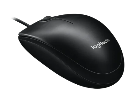 Logitech M100 žičani optički miš, tamnosiva