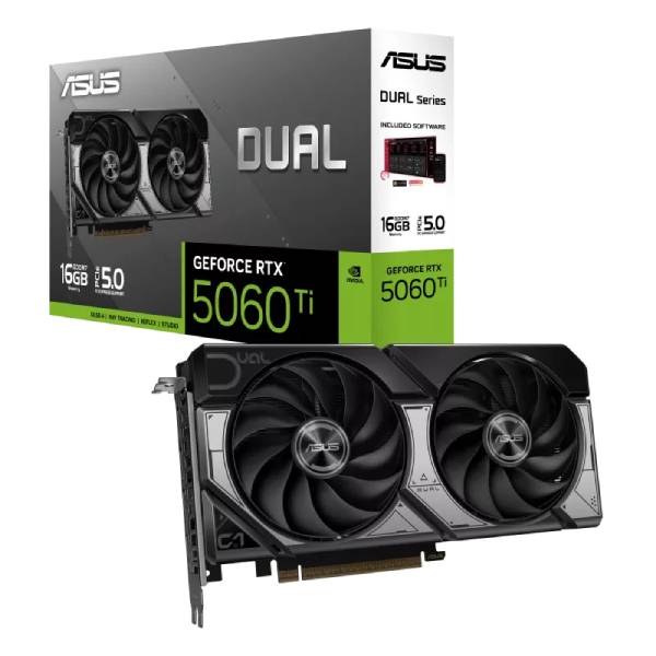 Asus Dual GeForce RTX5060 Ti OC, 16GB GDDR7