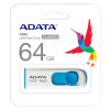 ADATA C008, 64GB, USB2.0, bijelo-plavi