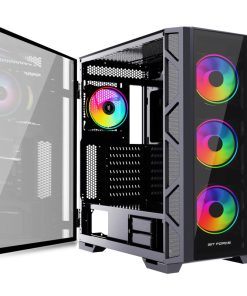 Bit Force GIANT ARGB-TG4 Gaming E-ATX, Full-Tower kućište bez napajanja, crno