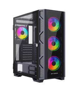 Bit Force GIANT ARGB-TG4 Gaming E-ATX, Full-Tower kućište bez napajanja, crno