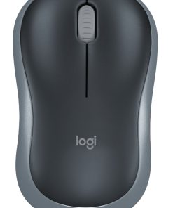 Logitech M185 bežični optički miš, siva
