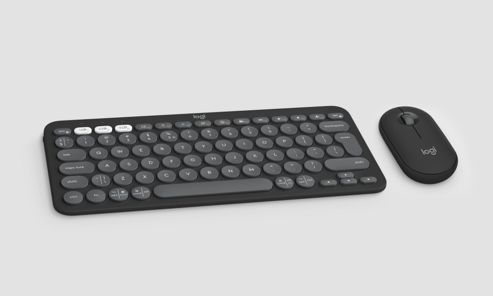 Logitech Pebble 2 Combo za Mac, grafitno sivi