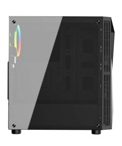 Bit Force RIPPER RGB-2 Midi Tower RGB Gaming PC ATX kućište bez napajanja, crno