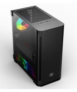 Bit Force GALAXY ATG-2 Midi Tower ARGB Gaming PC ATX kućište bez napajanja, crno