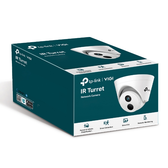 TP-Link vanjska 4MP Turret Network Camera H.265+/H.265/H.264+/H.264, 1/3" Progressive Scan CMOS, Color/0.01 Lux@F2.2, 0 Lux with IR, 25fps/30fps (2560x1440,2304x1296,2048x1280, 1920x1080,1280x720)