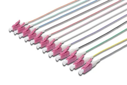 Digitus Fiber optic pigtail LC OM4, 50 125, 2m, 12 pack