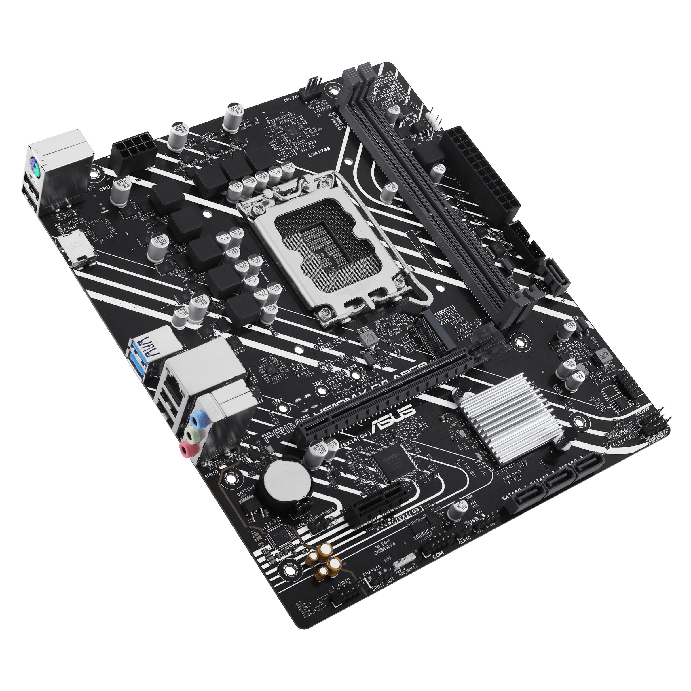 Asus MB Prime H610M-K D4 ARGB, S.1700, 2xDDR4/3200, PCIe 4.0, G-LAN, VGA/HDMI, mATX