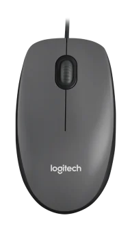 Logitech M90 žičani optički miš, siva