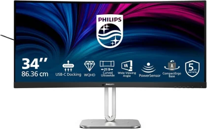 Philips 34" 34B2U5600C, 2xHDMI, DP, TB, RJ45, KVM