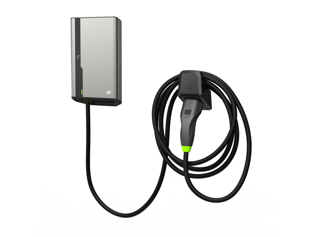 Green Cell (EVGC021B2275) HabuDen 22kW 32A, punjač Tip 2 za punjenje električnih vozila i Plug-In hibrida, 7.5m, GC App, BT/WiFi