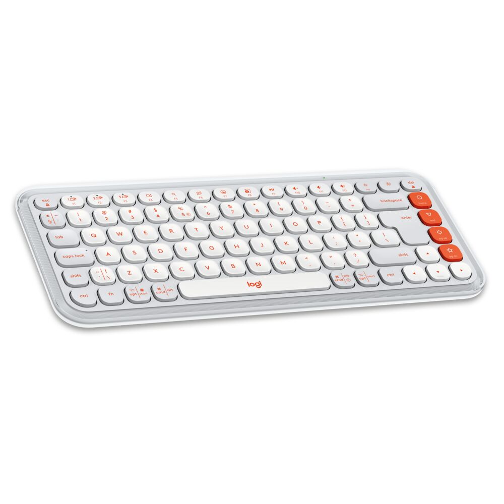 Logitech POP Icon Keys, bež. tipkovnica, bijela