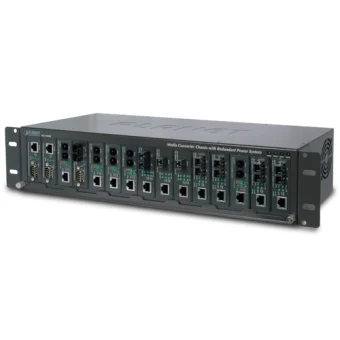 PLANET 19" 15-slot Media Converter Chassis with Redundant Power System