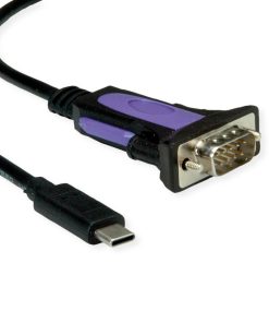 Roline pretvarač USB-C - Serial, DB9, 1.8m