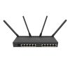 Mikrotik RouterBOARD 4011iGS+5HacQ2HnD, Cortex A15 CPU (4-cores), 1GB RAM, 10×GLAN, 1×SFP+, 2.4Ghz/5Ghz 802.11b/g/n/ac, RouterOS L5, desktop kućište, PSU