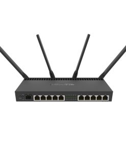Mikrotik RouterBOARD 4011iGS+5HacQ2HnD, Cortex A15 CPU (4-cores), 1GB RAM, 10×GLAN, 1×SFP+, 2.4Ghz/5Ghz 802.11b/g/n/ac, RouterOS L5, desktop kućište, PSU