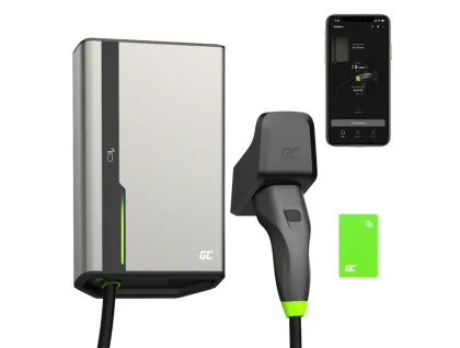 Green Cell (EVGC021B2275) HabuDen 22kW 32A, punjač Tip 2 za punjenje električnih vozila i Plug-In hibrida, 7.5m, GC App, BT/WiFi