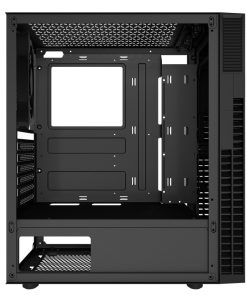 Bit Force SHADE AW-1 Gaming Midi Tower ATX kućište bez napajanja, crno