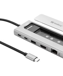 Sandberg USB-C 6in1 Travel Dock SSD Case