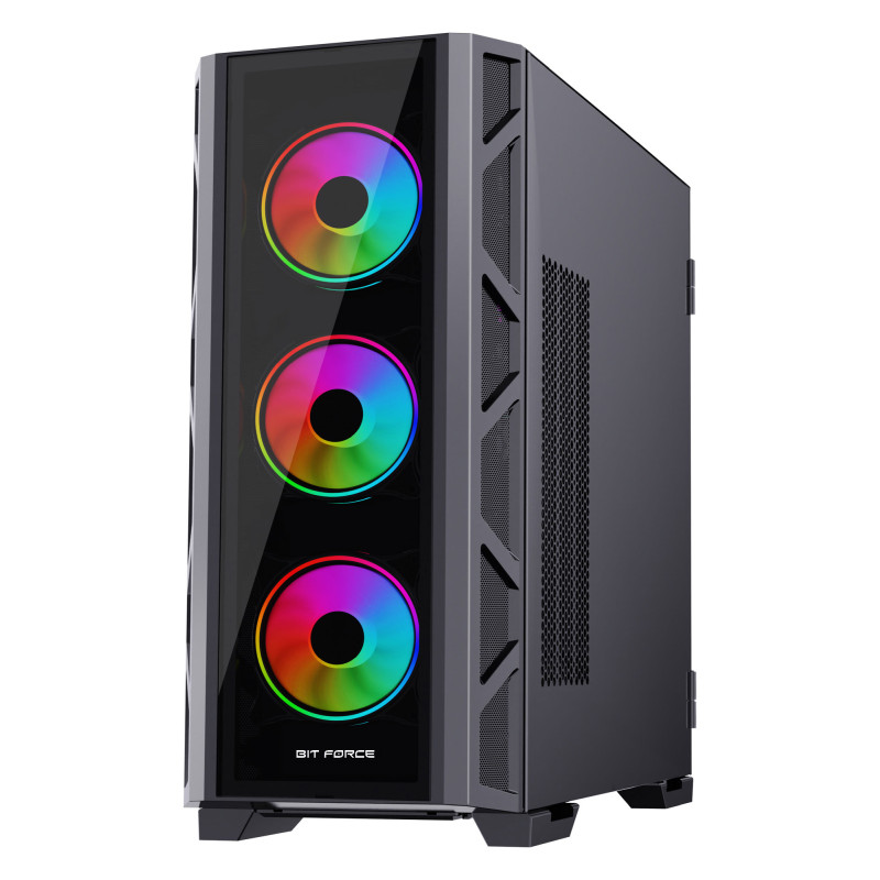 Bit Force GIANT ARGB-TG4 Gaming E-ATX, Full-Tower kućište bez napajanja, crno