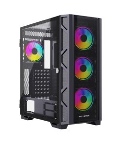 Bit Force GIANT ARGB-TM4 Gaming E-ATX, Full-Tower kućište bez napajanja, crno