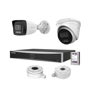 HIKVISION 2K SMART HYBRID LIGHT POE SET S 2 KAMERE HIK-IP-4MP-HYBRID2