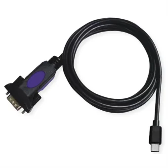 Roline pretvarač USB-C - Serial, DB9, 1.8m