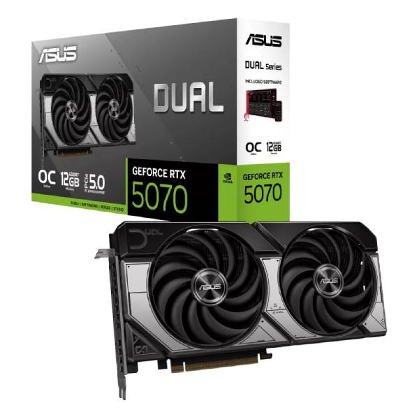 Asus Dual GeForce RTX5070 OC, 12GB GDDR7