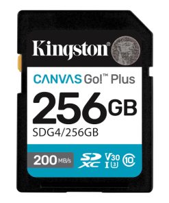 Kingston Canvas Go! Plus SD, R200MB/W160MB, 256GB