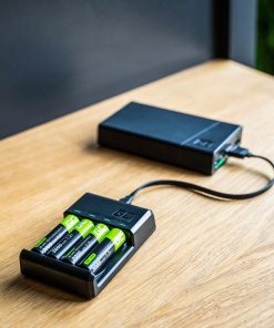 Green Cell punjač VitalCharger + 4x baterije AA 2000mAh Ni-MH