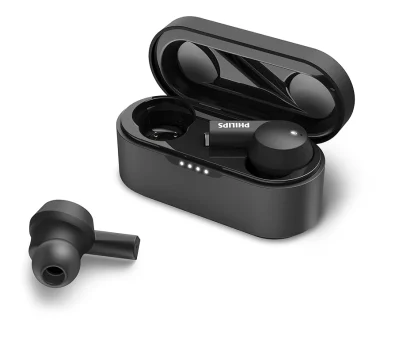 Philips in-ear BT slušalice TAT5505BK, crne