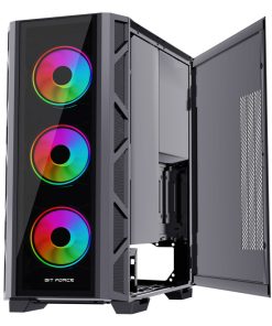 Bit Force GIANT ARGB-TG4 Gaming E-ATX, Full-Tower kućište bez napajanja, crno