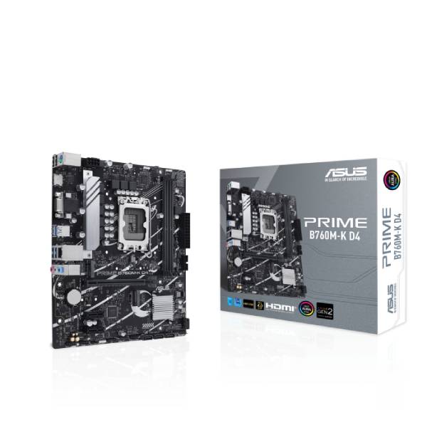 Asus PRIME B760M-K, DDR4 , S1700, mATX
